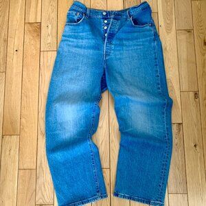Vintage Levi's Big E Fly Button Jeans Men's size 30 Blue Denim 90s Y2K